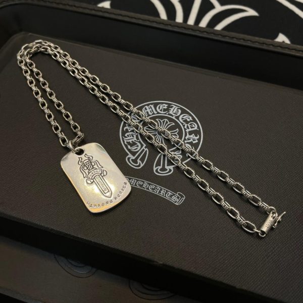 réplica,joyas,joyería,1:1,replica,fake,lujo,barato Collar vintage multielementos Chrome Hearts