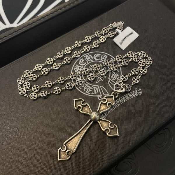 réplica,joyas,joyería,1:1,replica,fake,lujo,barato Collar vintage multielementos Chrome Hearts