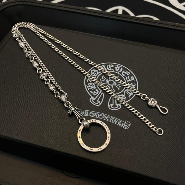 réplica,joyas,joyería,1:1,replica,fake,lujo,barato Collar vintage multielementos Chrome Hearts