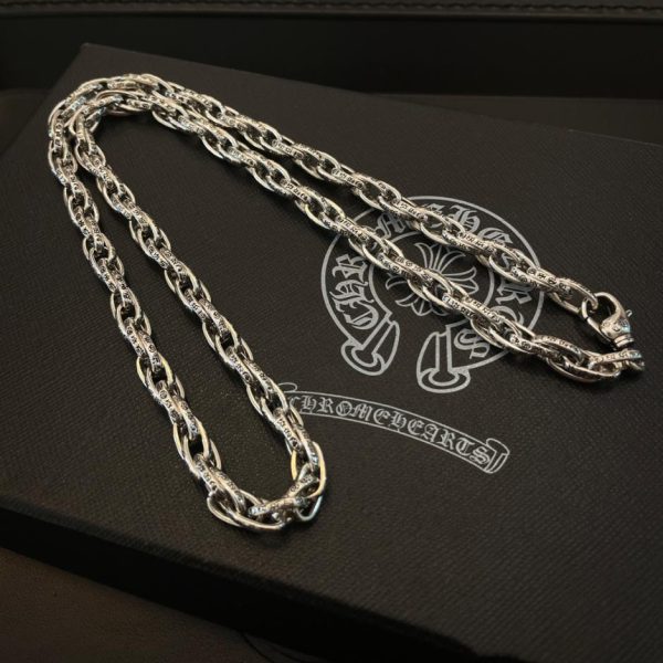 réplica,joyas,joyería,1:1,replica,fake,lujo,barato Pulsera Cubana Vintage Corazones Cromados
