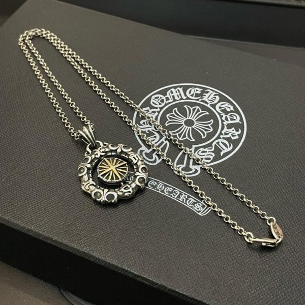réplica,joyas,joyería,1:1,replica,fake,lujo,barato Collar vintage multielementos Chrome Hearts