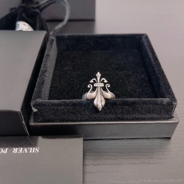 réplica,joyas,joyería,1:1,replica,fake,lujo,barato Anillo Abierto Corazones Cromados