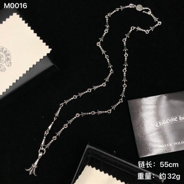 réplica,joyas,joyería,1:1,replica,fake,lujo,barato Collar Corazones Cromados