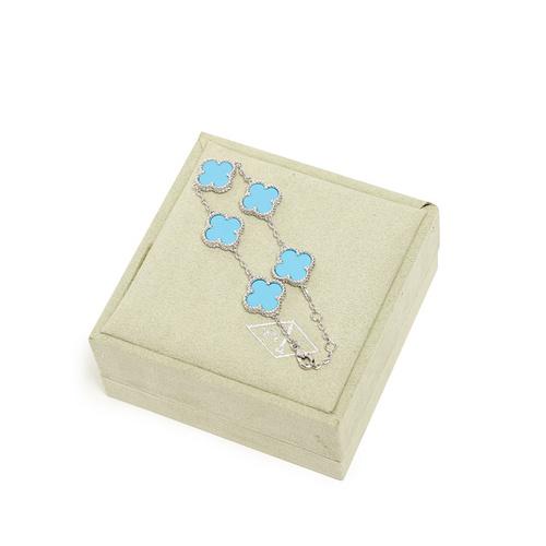 réplica,joyas,joyería,1:1,replica,fake,lujo,barato [Versión de alta calidad] Pulsera de trébol de cinco hojas (B699)