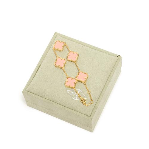 réplica,joyas,joyería,1:1,replica,fake,lujo,barato [Versión de alta calidad] Pulsera de trébol de cinco hojas (CA11)