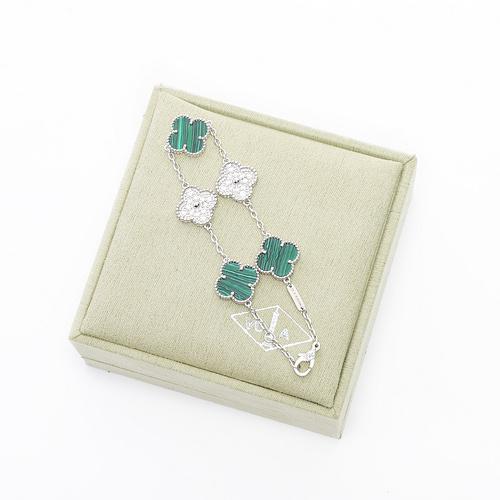 réplica,joyas,joyería,1:1,replica,fake,lujo,barato [Versión de alta calidad] Pulsera de trébol de cinco hojas (DE07)