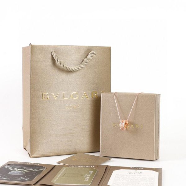 réplica,joyas,joyería,1:1,replica,fake,lujo,barato [Versión de alta calidad] Serie de collares de diamantes completos BVLGARI (FF46)