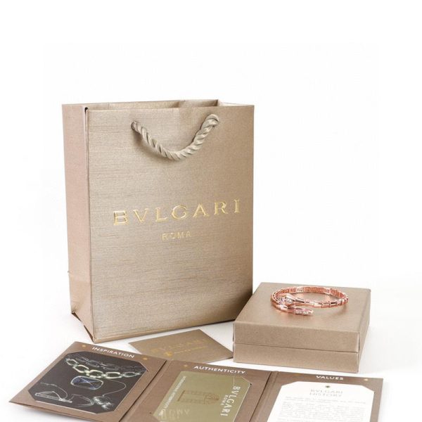 réplica,joyas,joyería,1:1,replica,fake,lujo,barato [Versión de alta calidad] Serie de diamantes completos en forma de serpiente BVLGARI (BA65)