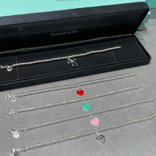 réplica,joyas,joyería,1:1,replica,fake,lujo,barato Pulsera con pasador de corazón Tiffany