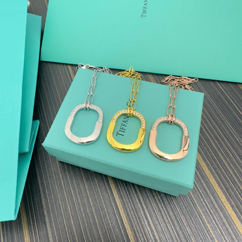 réplica,joyas,joyería,1:1,replica,fake,lujo,barato Collar Tiffany con candado en forma de U
