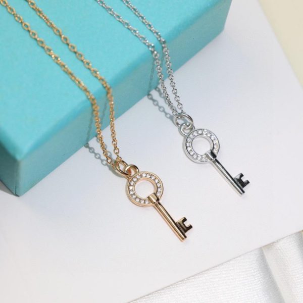 réplica,joyas,joyería,1:1,replica,fake,lujo,barato Collar con llave de corazón Tiffany