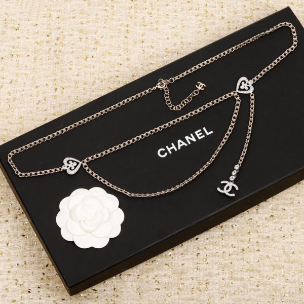 réplica,joyas,joyería,1:1,replica,fake,lujo,barato Cadena de cintura de amor hecha a mano de Chanel