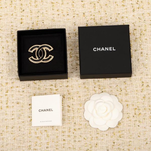 réplica,joyas,joyería,1:1,replica,fake,lujo,barato Conjunto de broche Chanel de 3 piezas