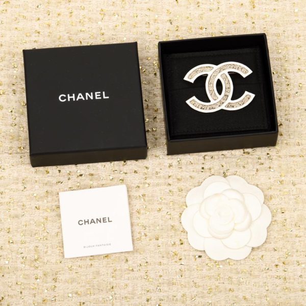 réplica,joyas,joyería,1:1,replica,fake,lujo,barato Chanel nuevo broche doble c