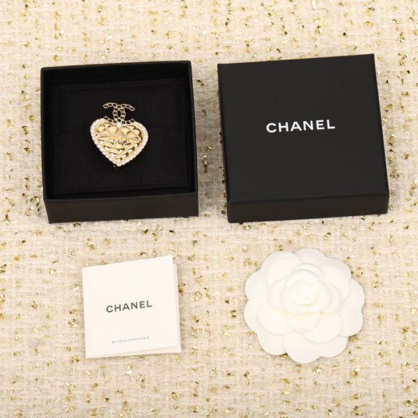 réplica,joyas,joyería,1:1,replica,fake,lujo,barato Broche de amor Chanel