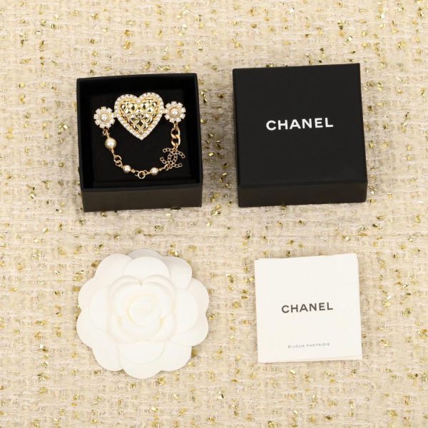 réplica,joyas,joyería,1:1,replica,fake,lujo,barato Broche de amor Chanel