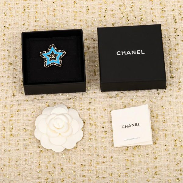 réplica,joyas,joyería,1:1,replica,fake,lujo,barato Broche estrella Chanel