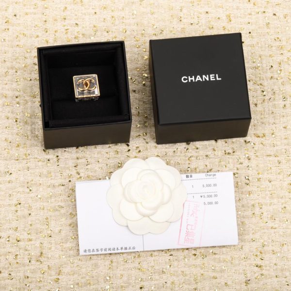 réplica,joyas,joyería,1:1,replica,fake,lujo,barato Anillo acrílico Chanel
