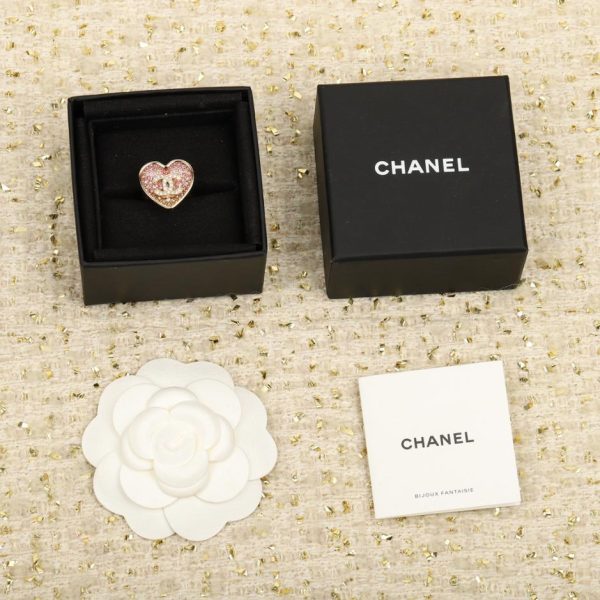 réplica,joyas,joyería,1:1,replica,fake,lujo,barato Anillo de amor completo de diamantes Chanel