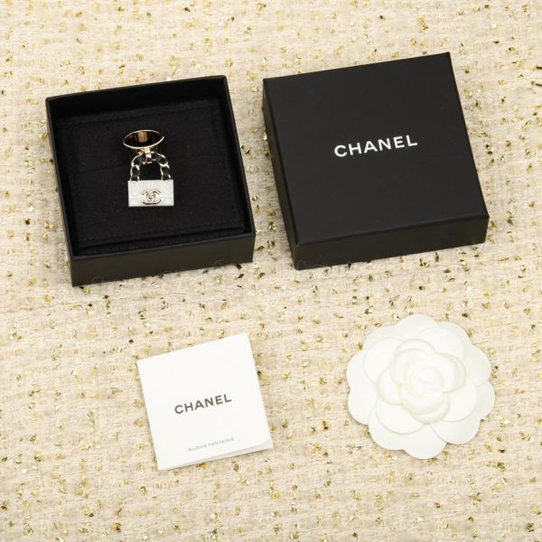 réplica,joyas,joyería,1:1,replica,fake,lujo,barato Anillo de bolso Chanel