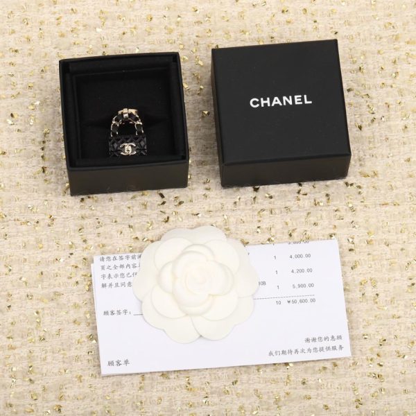 réplica,joyas,joyería,1:1,replica,fake,lujo,barato Anillo de bolso Chanel