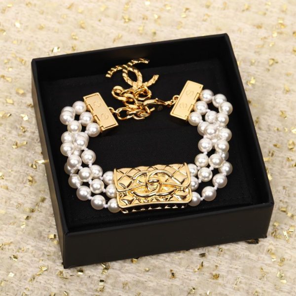 réplica,joyas,joyería,1:1,replica,fake,lujo,barato Pulsera de cadena de amor Chanel