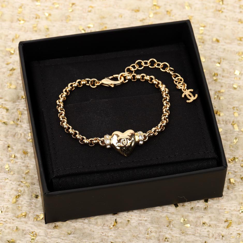 réplica,joyas,joyería,1:1,replica,fake,lujo,barato réplica,joyas,joyería,1:1,replica,fake,lujo,barato Pulsera de cadena de amor Chanel