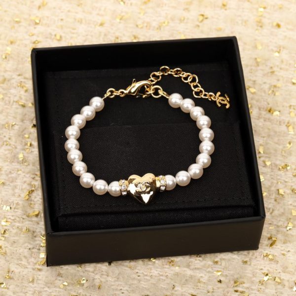 réplica,joyas,joyería,1:1,replica,fake,lujo,barato pulsera chanel doble c