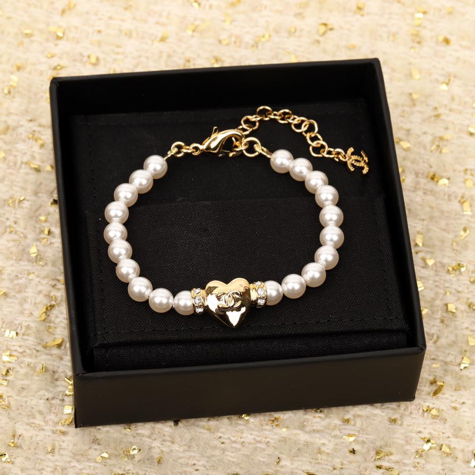 réplica,joyas,joyería,1:1,replica,fake,lujo,barato réplica,joyas,joyería,1:1,replica,fake,lujo,barato Pulsera de perlas Chanel Love