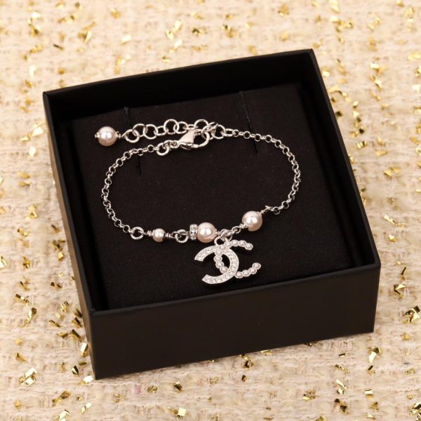 réplica,joyas,joyería,1:1,replica,fake,lujo,barato Pendientes de diamantes rosas con cuentas retorcidas de Chanel