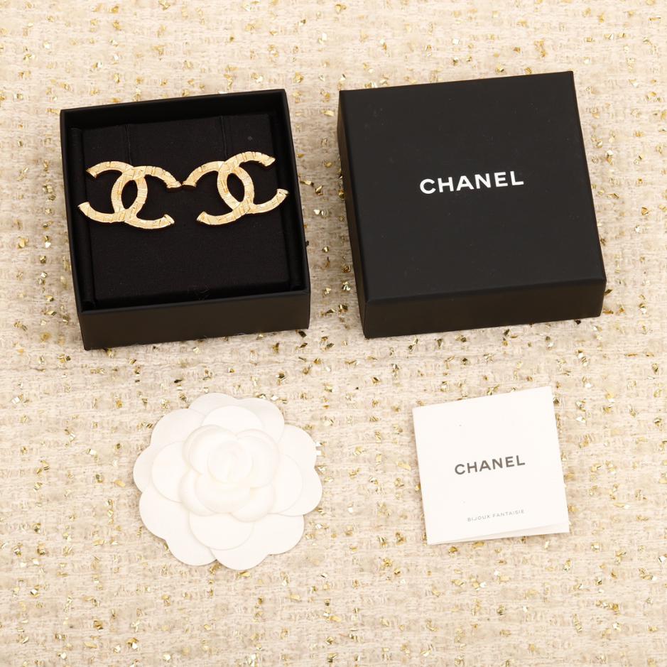 réplica,joyas,joyería,1:1,replica,fake,lujo,barato réplica,joyas,joyería,1:1,replica,fake,lujo,barato Pendientes en relieve hechos a mano de Chanel