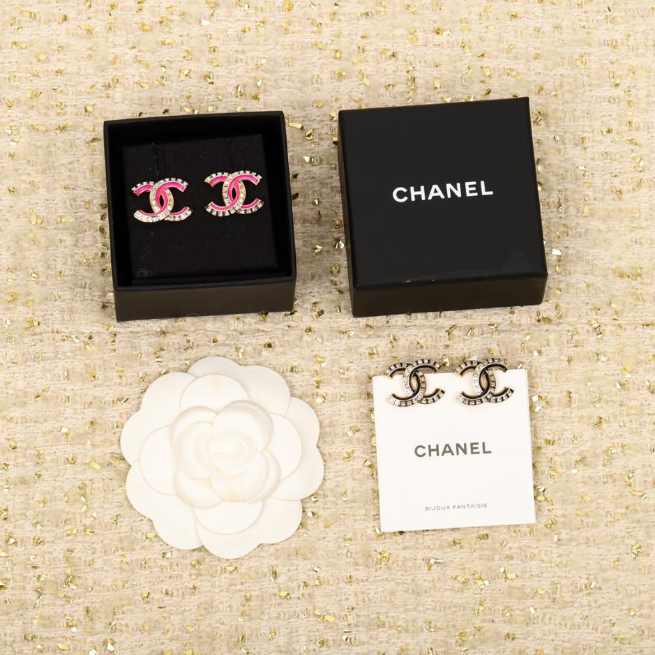 réplica,joyas,joyería,1:1,replica,fake,lujo,barato réplica,joyas,joyería,1:1,replica,fake,lujo,barato Pendientes Chanel doble C