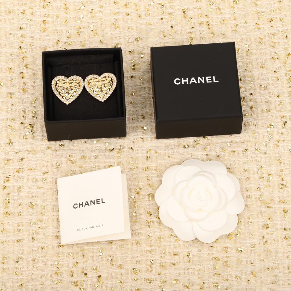 réplica,joyas,joyería,1:1,replica,fake,lujo,barato réplica,joyas,joyería,1:1,replica,fake,lujo,barato Pendientes de amor de diamantes Chanel