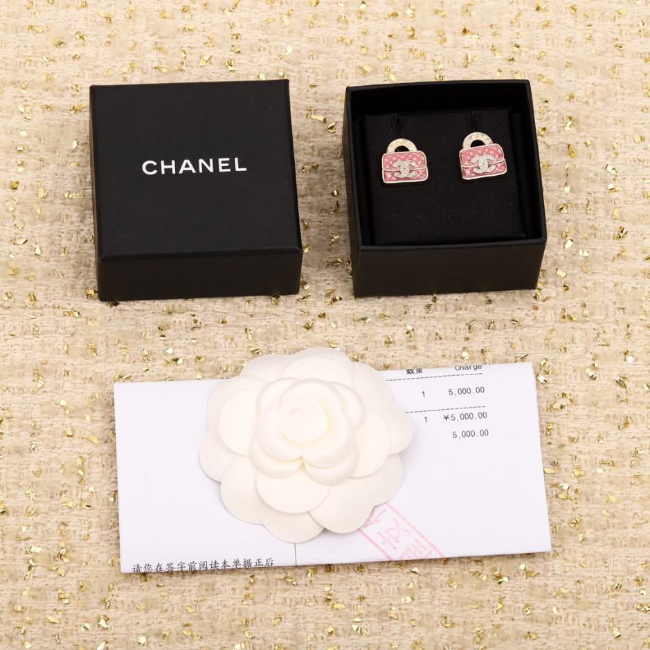 réplica,joyas,joyería,1:1,replica,fake,lujo,barato réplica,joyas,joyería,1:1,replica,fake,lujo,barato Pendientes con letra doble C del bolso Chanel