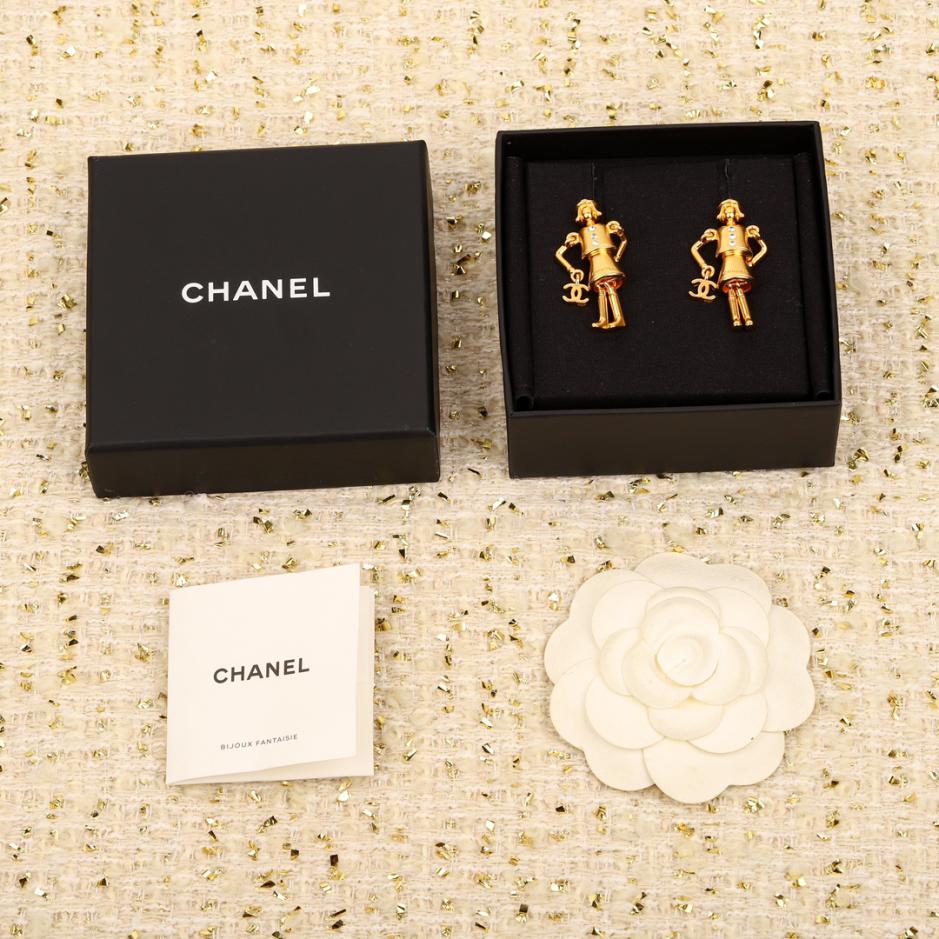 réplica,joyas,joyería,1:1,replica,fake,lujo,barato réplica,joyas,joyería,1:1,replica,fake,lujo,barato Pendientes Chanel Coco Lady