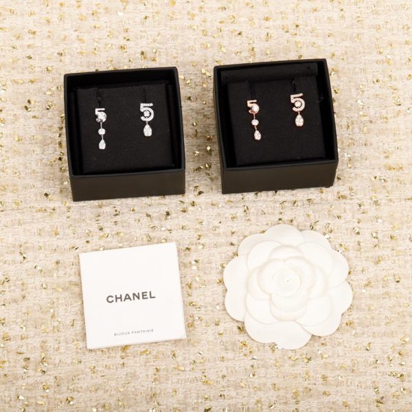 réplica,joyas,joyería,1:1,replica,fake,lujo,barato Chanel nuevos pendientes de gota de agua N°5