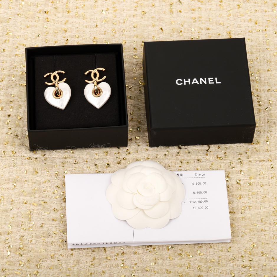 réplica,joyas,joyería,1:1,replica,fake,lujo,barato réplica,joyas,joyería,1:1,replica,fake,lujo,barato Pendientes de amor Chanel doble C