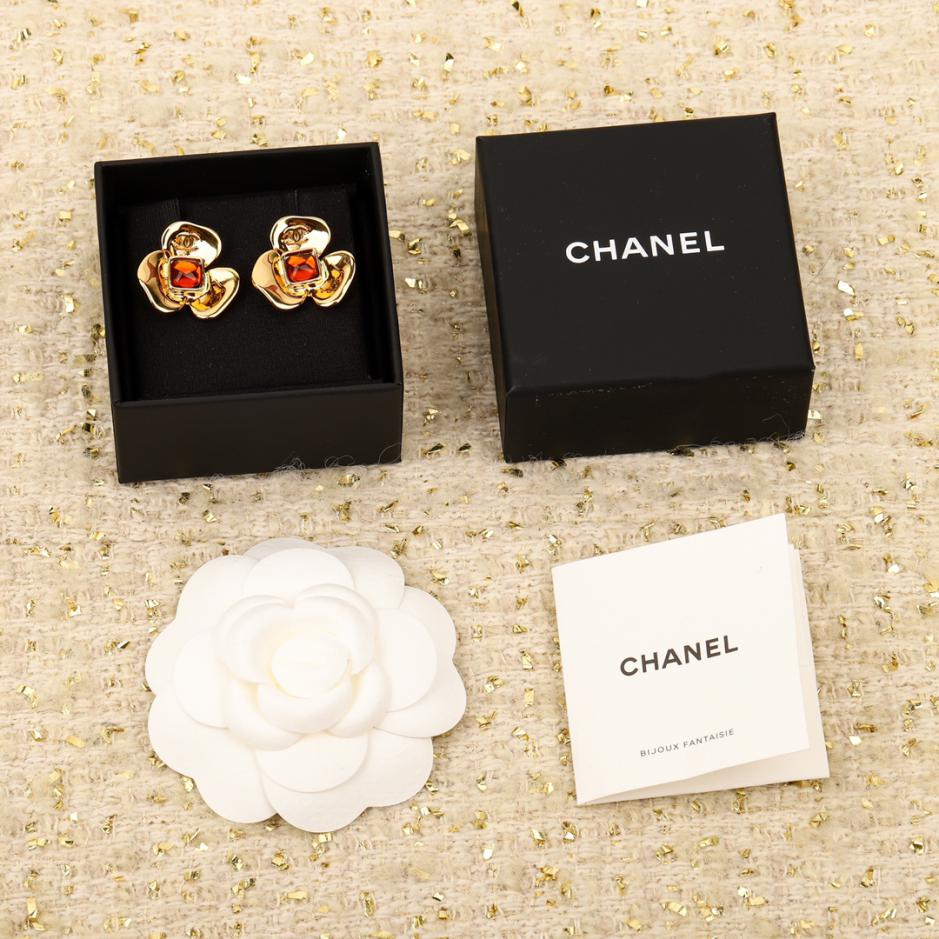 réplica,joyas,joyería,1:1,replica,fake,lujo,barato réplica,joyas,joyería,1:1,replica,fake,lujo,barato Pendientes de camelia Chanel