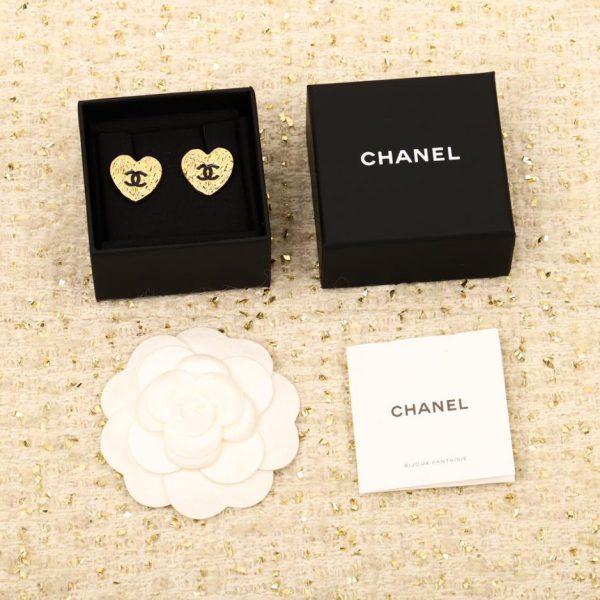 réplica,joyas,joyería,1:1,replica,fake,lujo,barato Chanel amor pendientes doble c