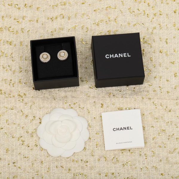 réplica,joyas,joyería,1:1,replica,fake,lujo,barato Pendientes chanel otoño e invierno doble c.
