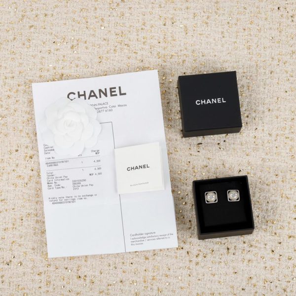 réplica,joyas,joyería,1:1,replica,fake,lujo,barato Aretes de perlas Chanel