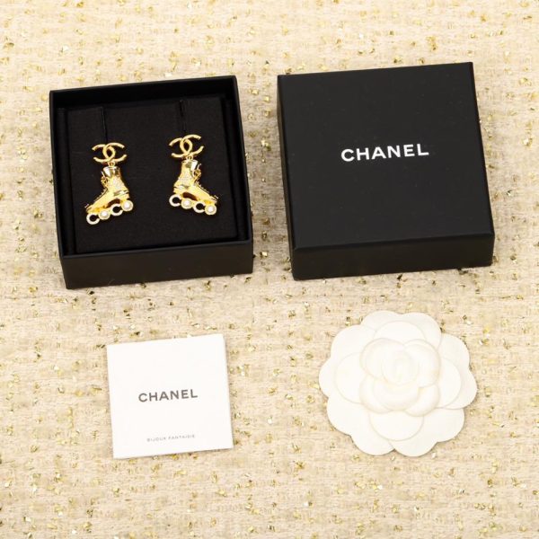 réplica,joyas,joyería,1:1,replica,fake,lujo,barato Pendientes de skate Chanel