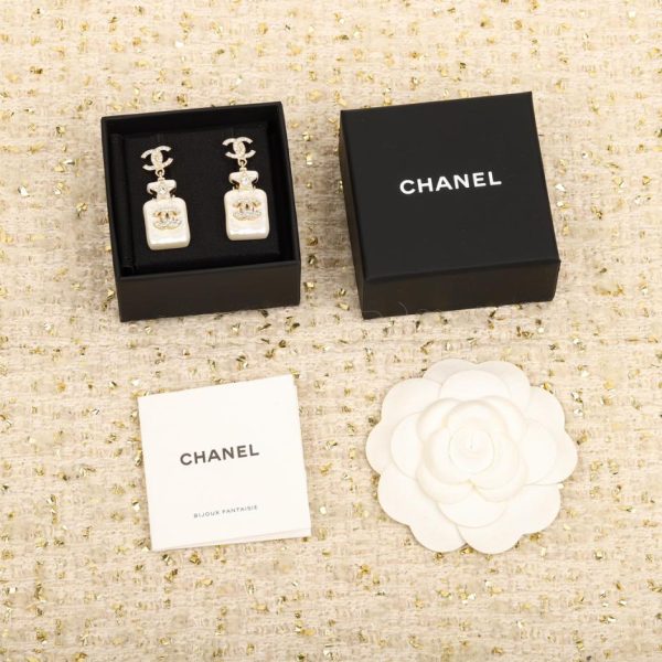 réplica,joyas,joyería,1:1,replica,fake,lujo,barato Pendientes de botella de agua Chanel