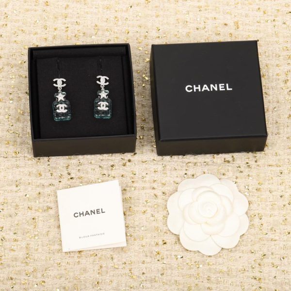 réplica,joyas,joyería,1:1,replica,fake,lujo,barato Pendientes de botella de agua Chanel
