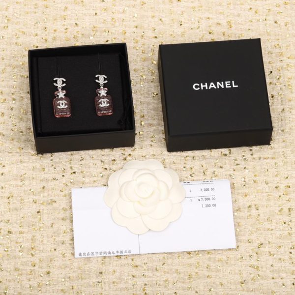 réplica,joyas,joyería,1:1,replica,fake,lujo,barato Pendientes de botella de agua Chanel