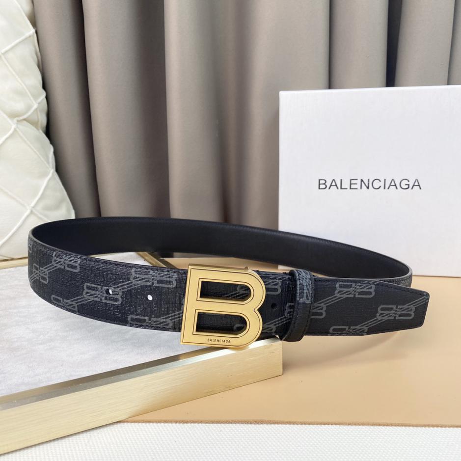 réplica,joyas,joyería,1:1,replica,fake,lujo,barato Cinturón Balenciaga BB 3,8cm