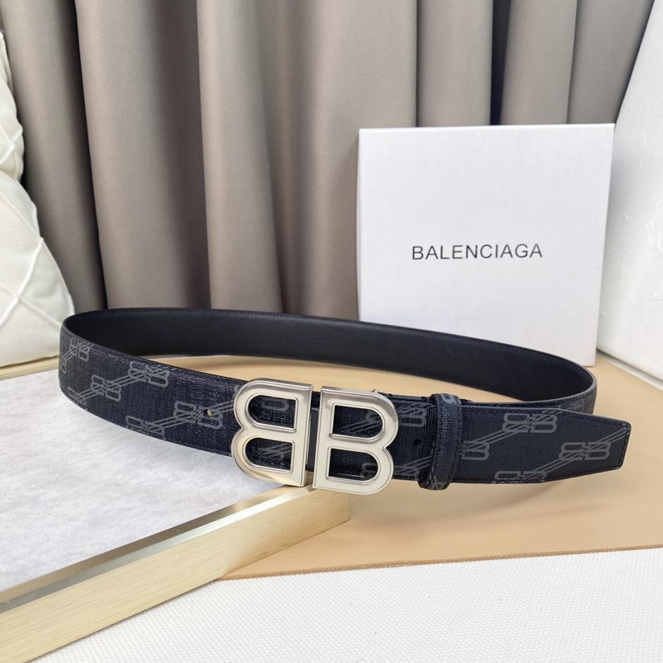 réplica,joyas,joyería,1:1,replica,fake,lujo,barato Cinturón Balenciaga BB 3,8cm