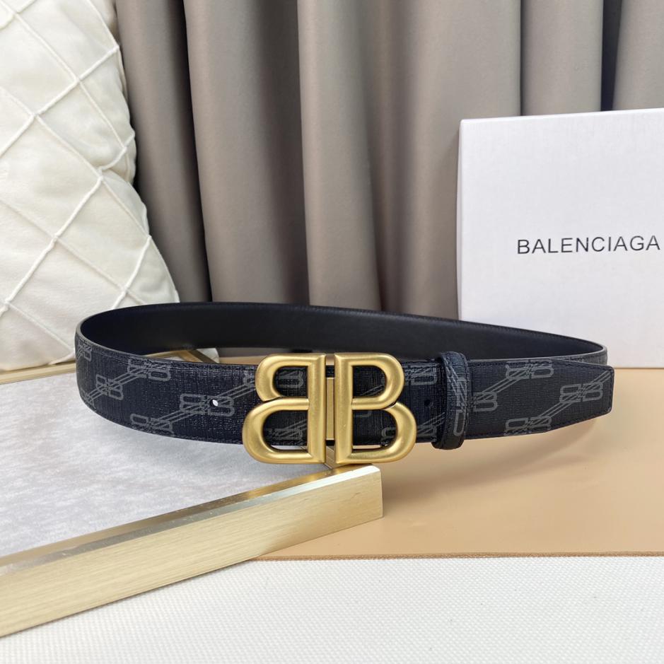 réplica,joyas,joyería,1:1,replica,fake,lujo,barato Cinturón Balenciaga BB 3,8 cm