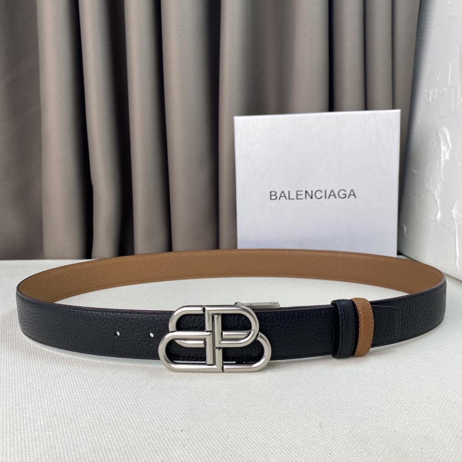 réplica,joyas,joyería,1:1,replica,fake,lujo,barato Cinturón Balenciaga BB 3,5 cm