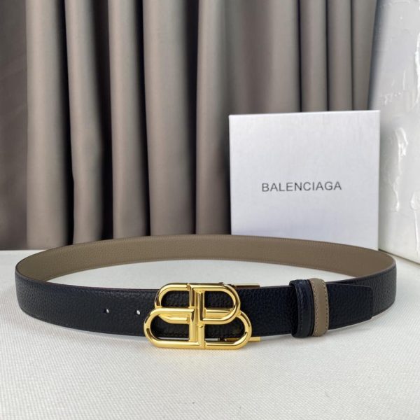 réplica,joyas,joyería,1:1,replica,fake,lujo,barato Cinturón Balenciaga BB 3,5 cm